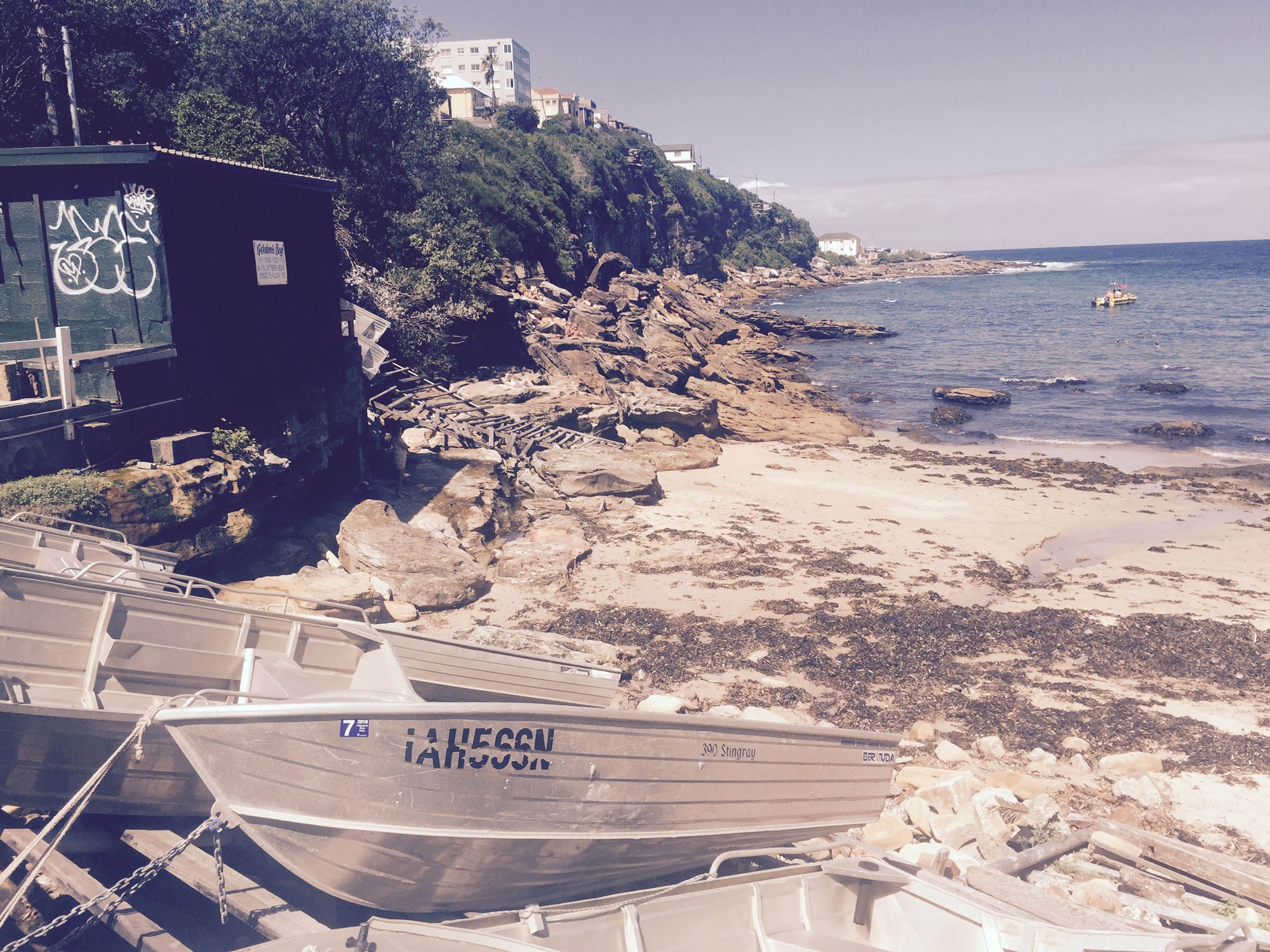 LITTLE BOATS BY GORDONS BAY, MAY 16 
