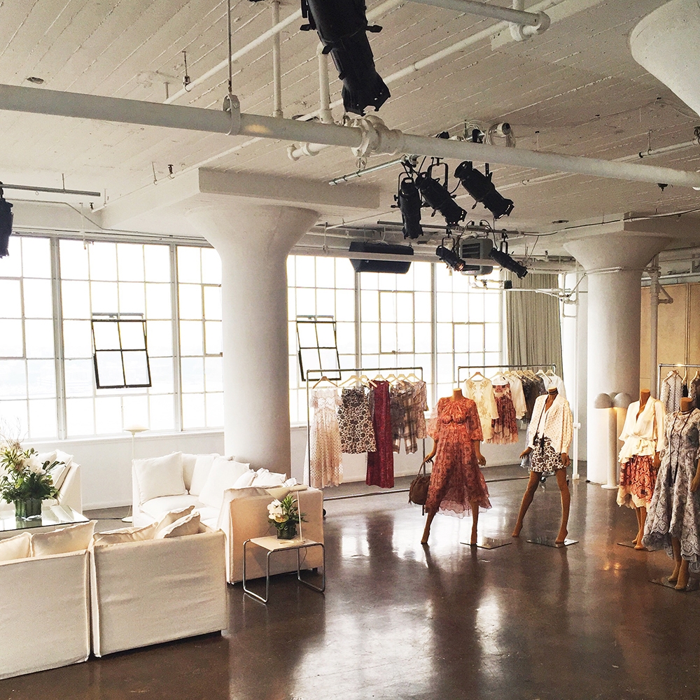 The spacious showroom for Resort 16 