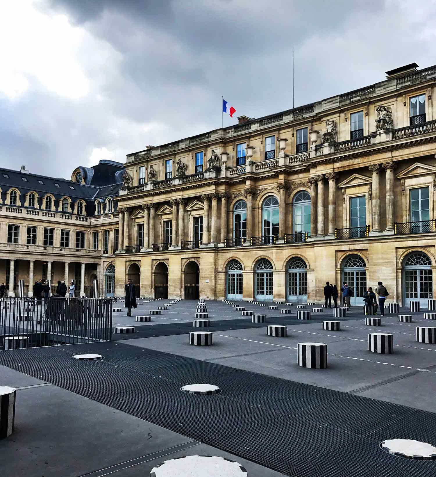 Colonnes De Buren at Palais-Royal 