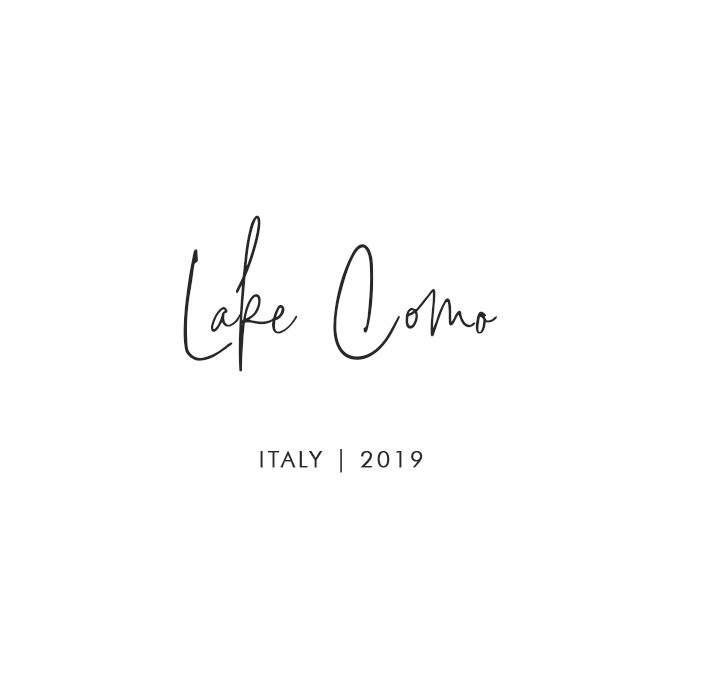 Lake Como, Italy 2019 